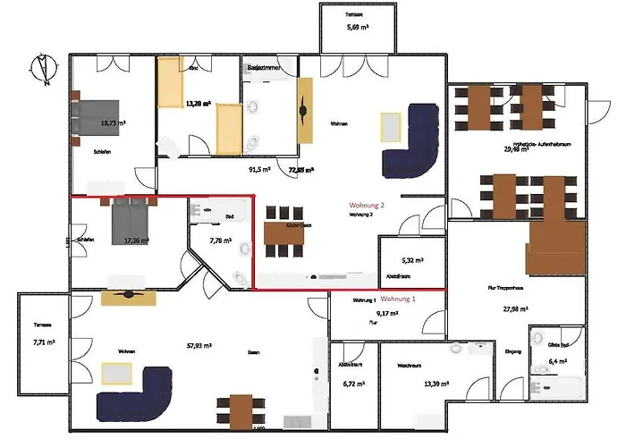 Апартаменты Biolandhof Dorn Highlander Vom Elbdeich Nordleda